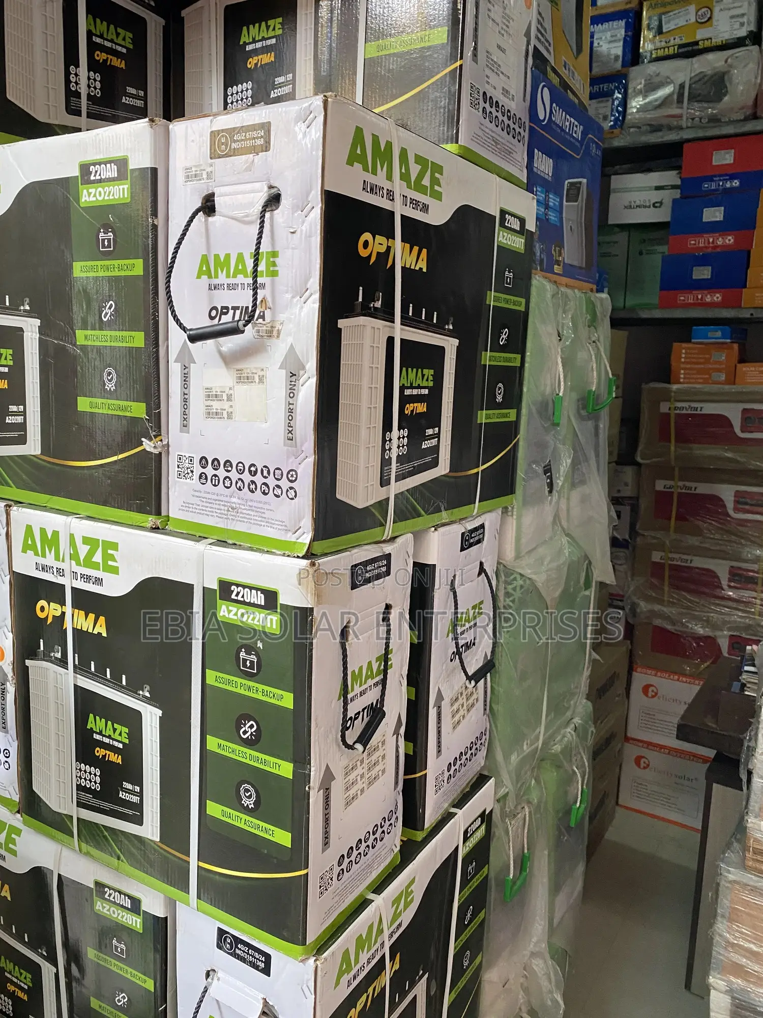 220ah Amaze Tubular Battery