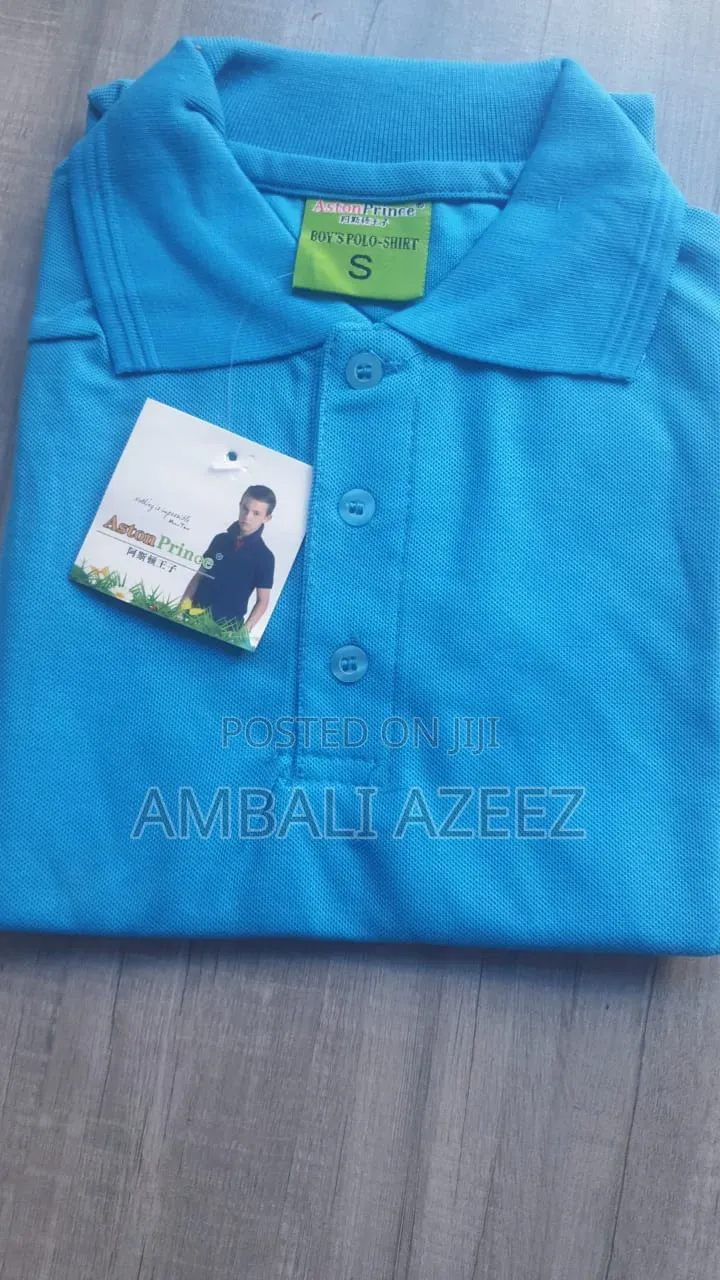 Luxury Polo Neck For Children Plane Unisex