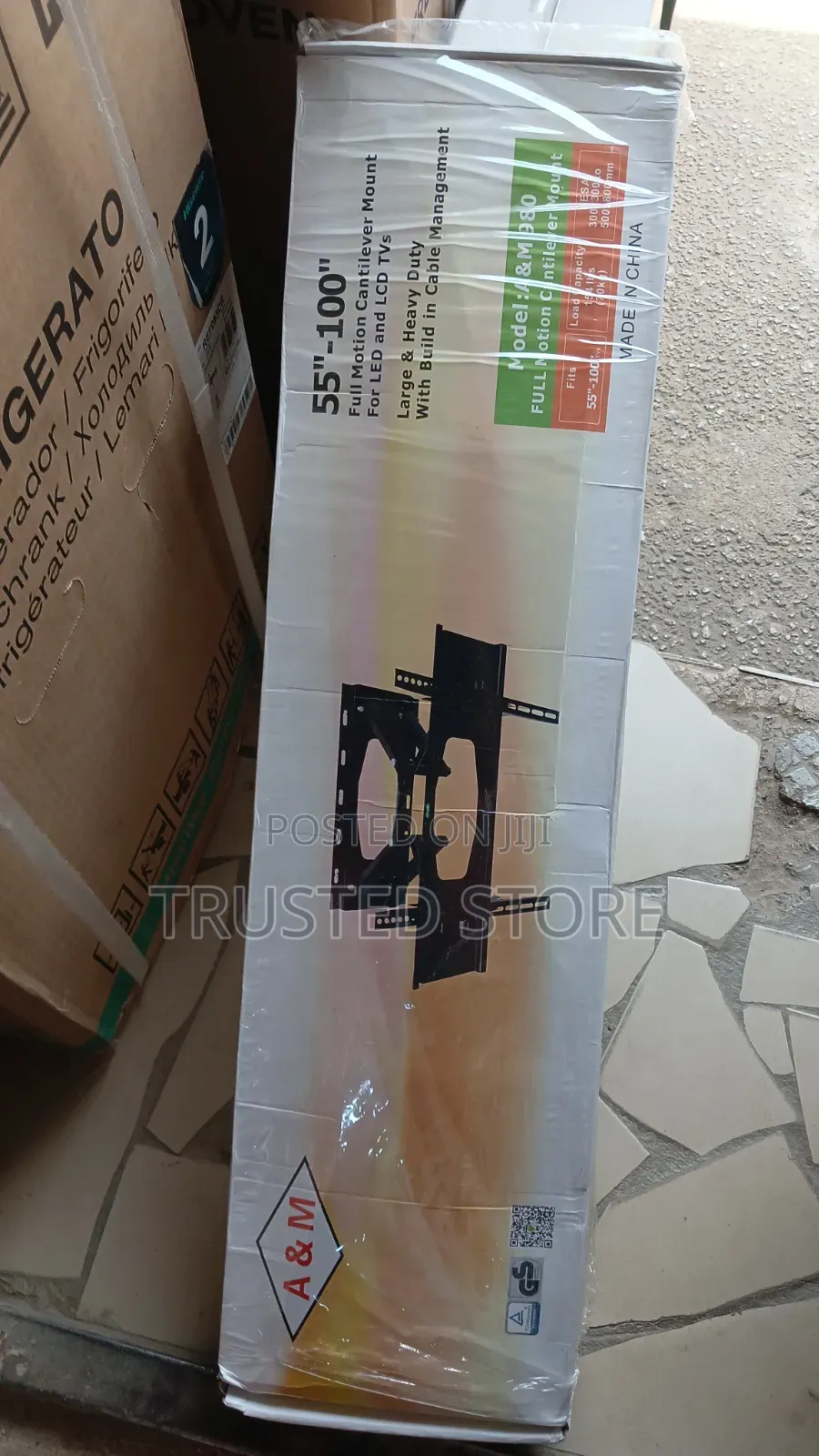 A&M 100" Movable Adjustable Tv Hanger