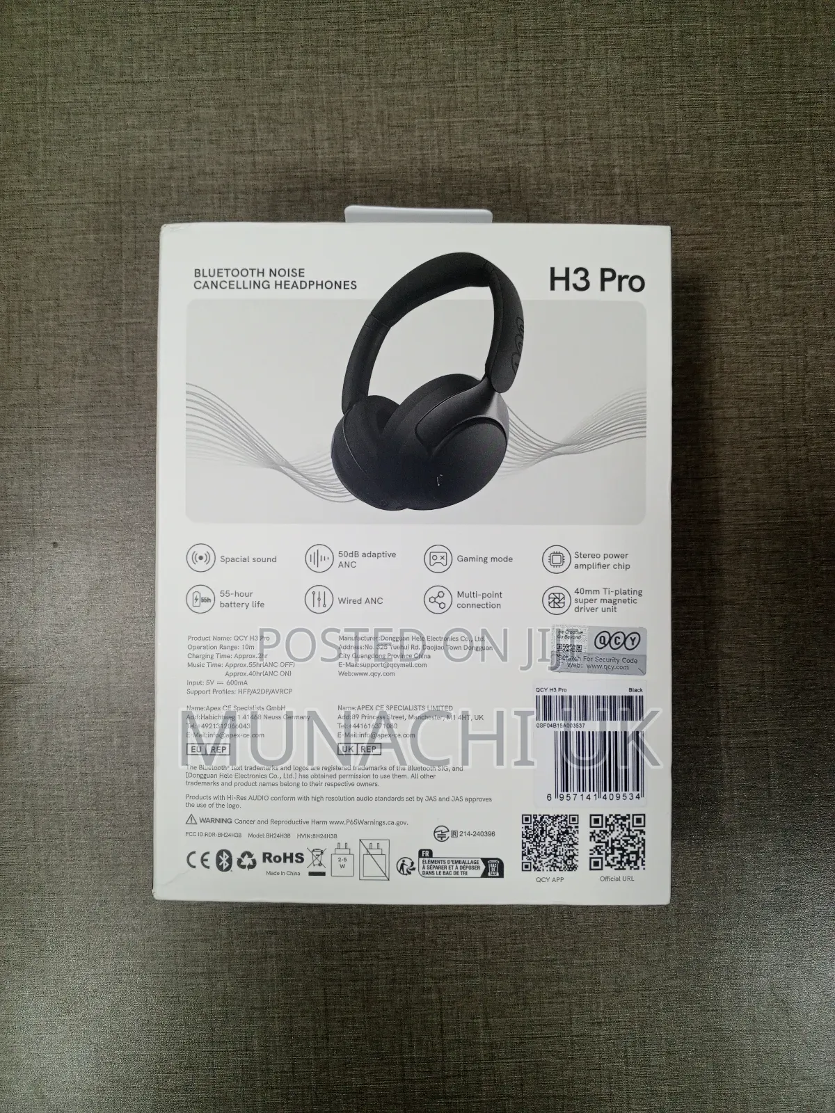 Qcy H3 Pro Anc Wireless Headphone