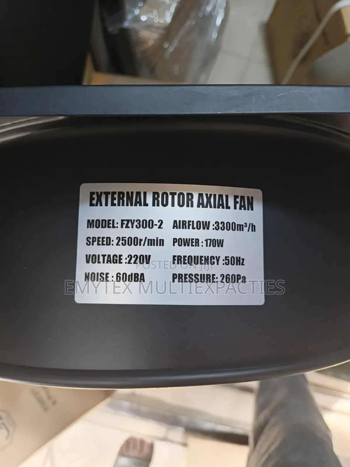 External Rotor Axial Fan Fzy300-2 Single Phase