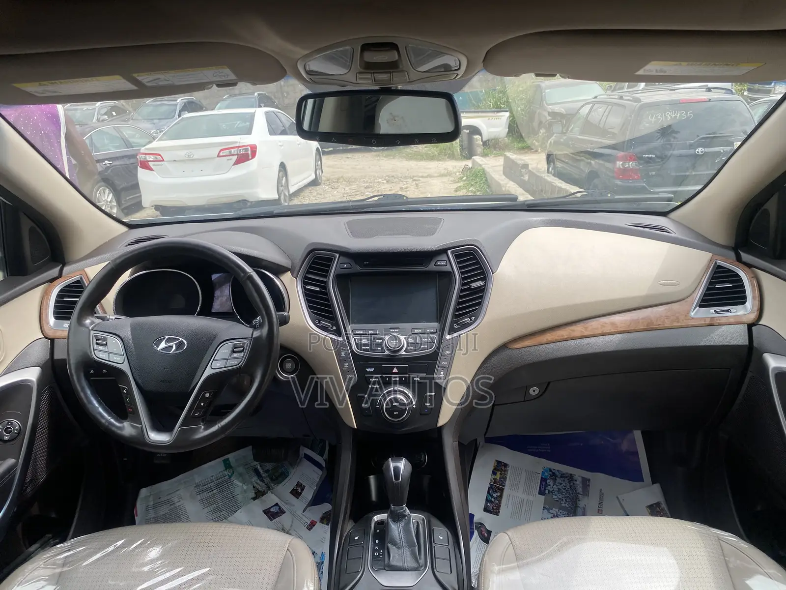 Hyundai Santa Fe Limited 4dr SUV AWD (3.3L 6cyl 6A) 2014 White