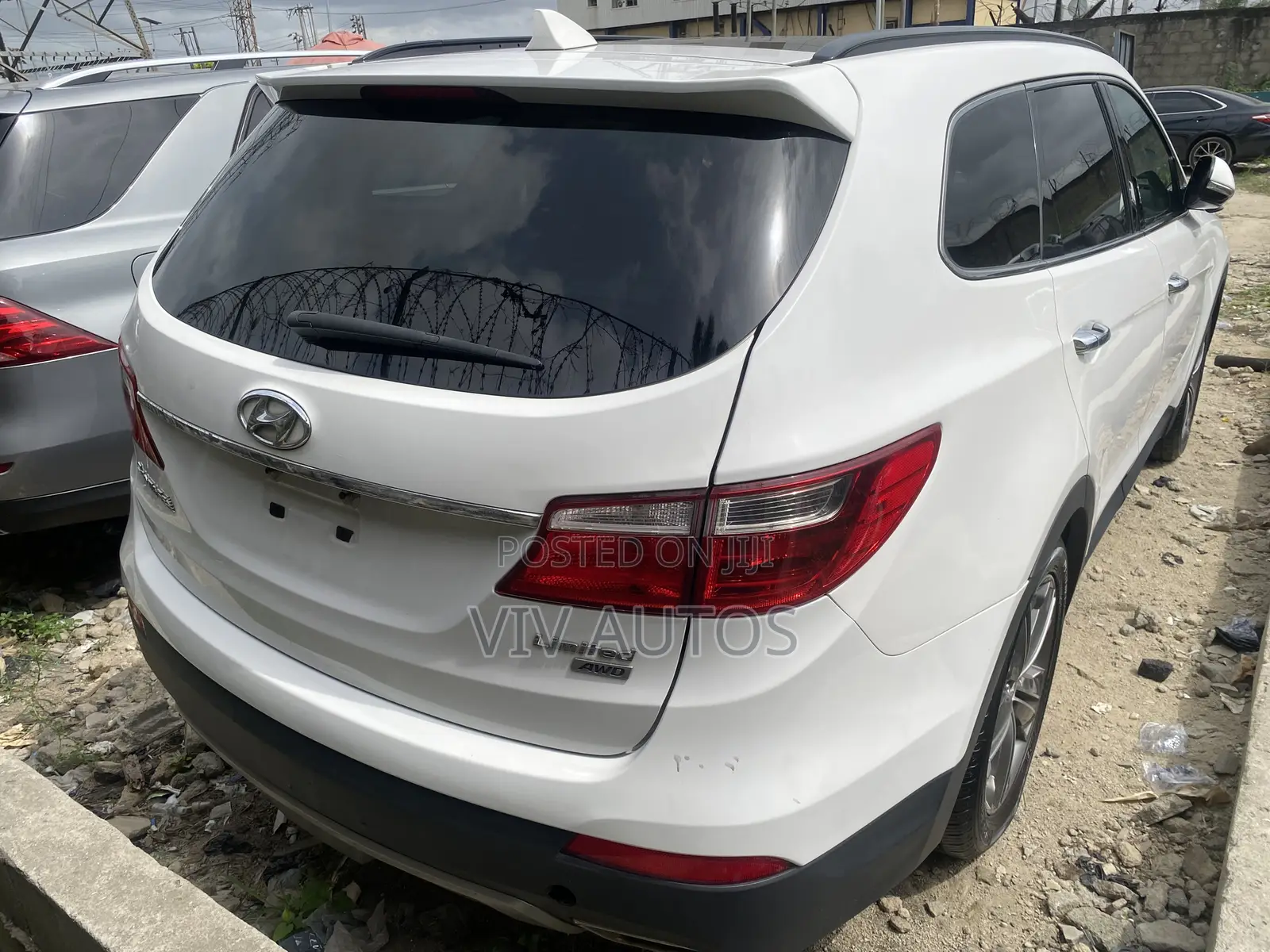 Hyundai Santa Fe Limited 4dr SUV AWD (3.3L 6cyl 6A) 2014 White