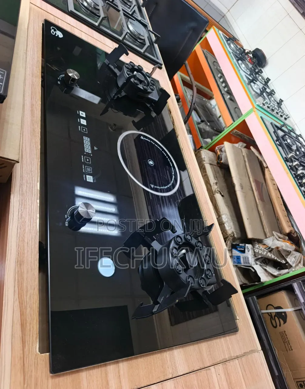 Original Gs Built-in Premium Luxury 2+1 Flips Up Gas Cooker Hob 45x90
