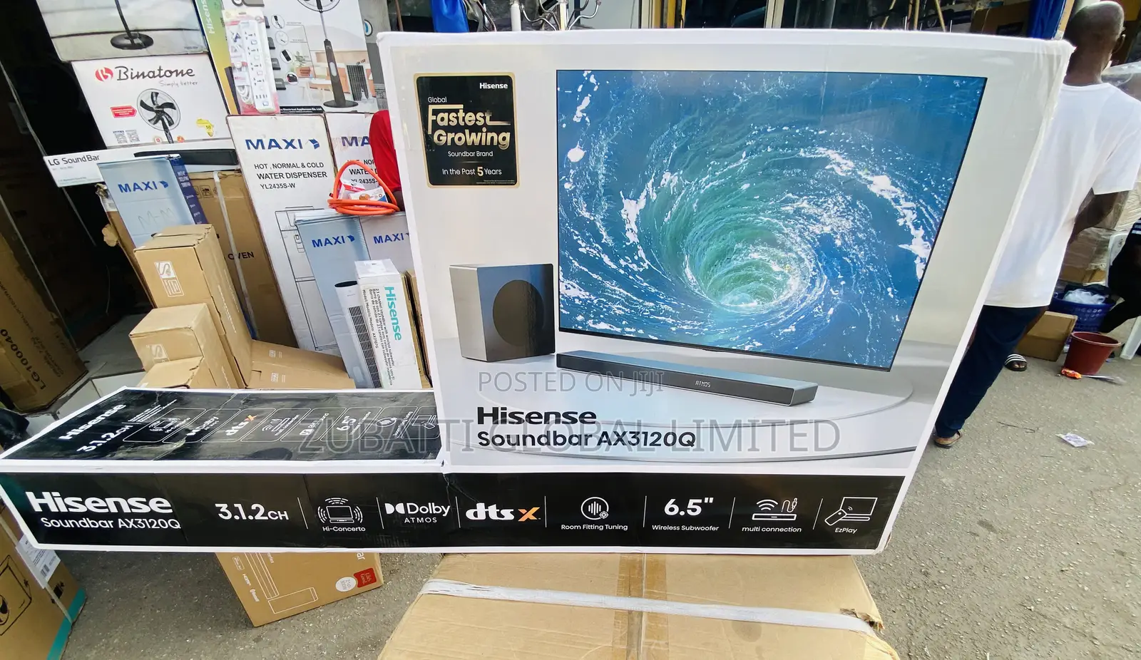Hisense Wireless Soundbar 440w 3.1ch