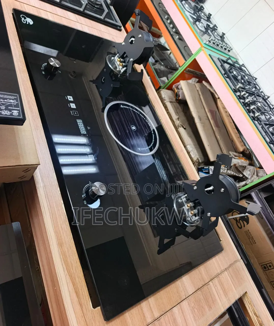 Original Gs Built-in Cabinet Flips Up 2+1 Gas Electric Cooker Hob