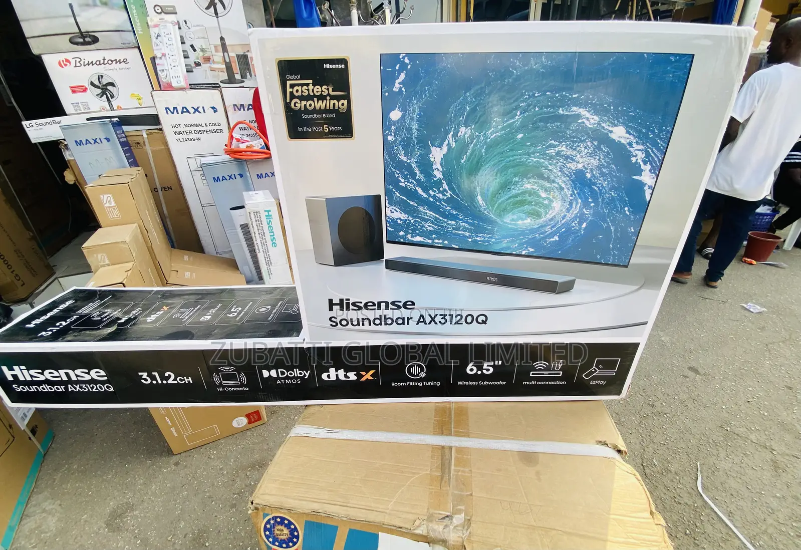 Hisense Wireless Soundbar 440w 3.1ch
