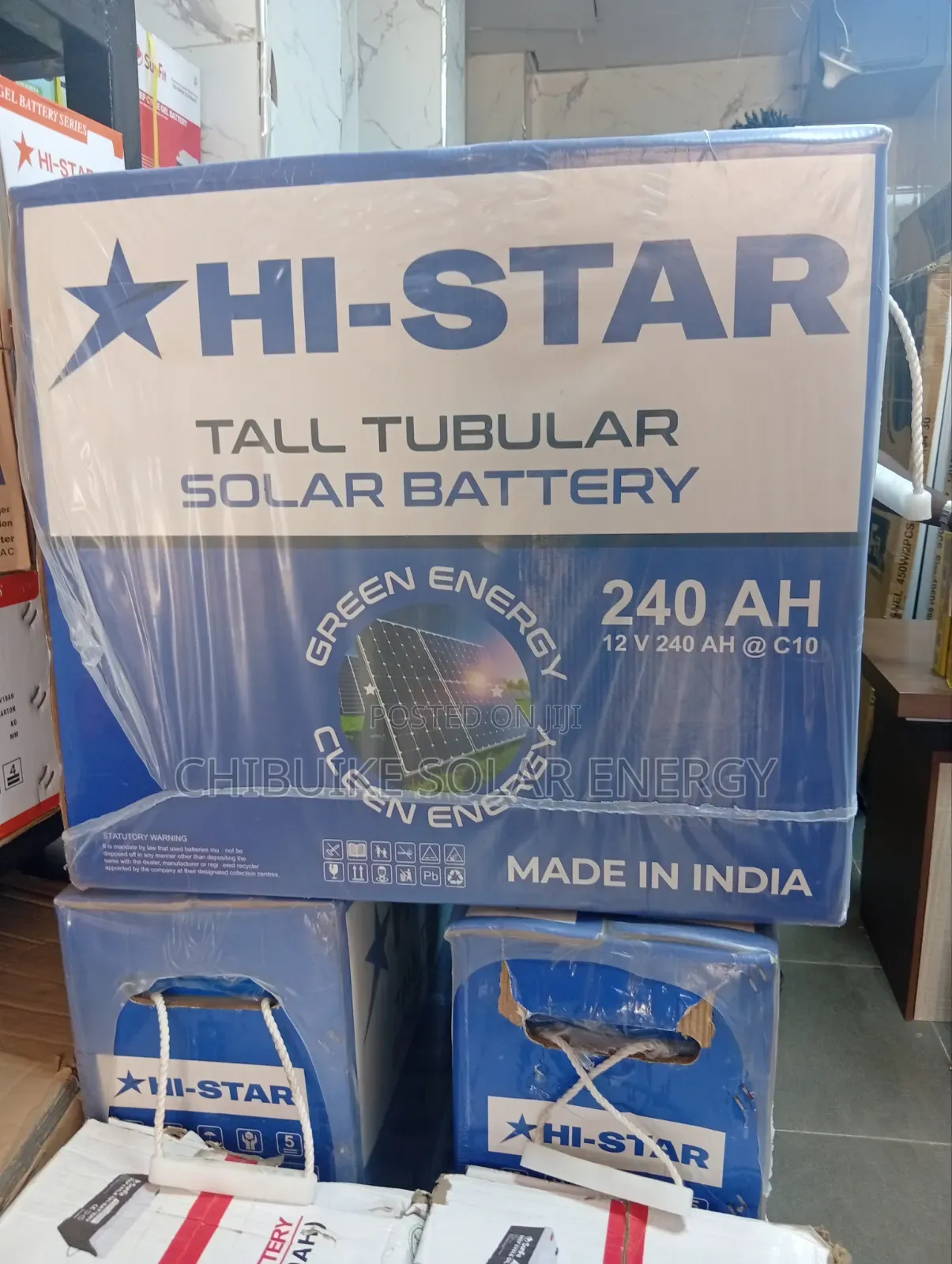 Hi - Star Tall Tubular Battery 240ah/12v