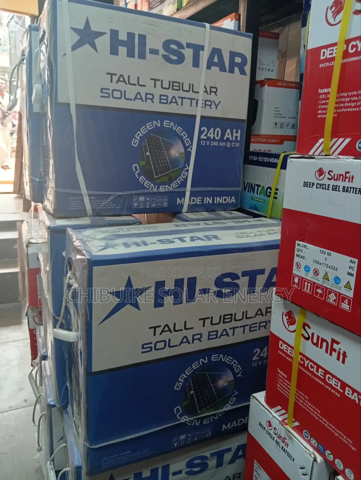 Hi - Star Tall Tubular Battery 240ah/12v
