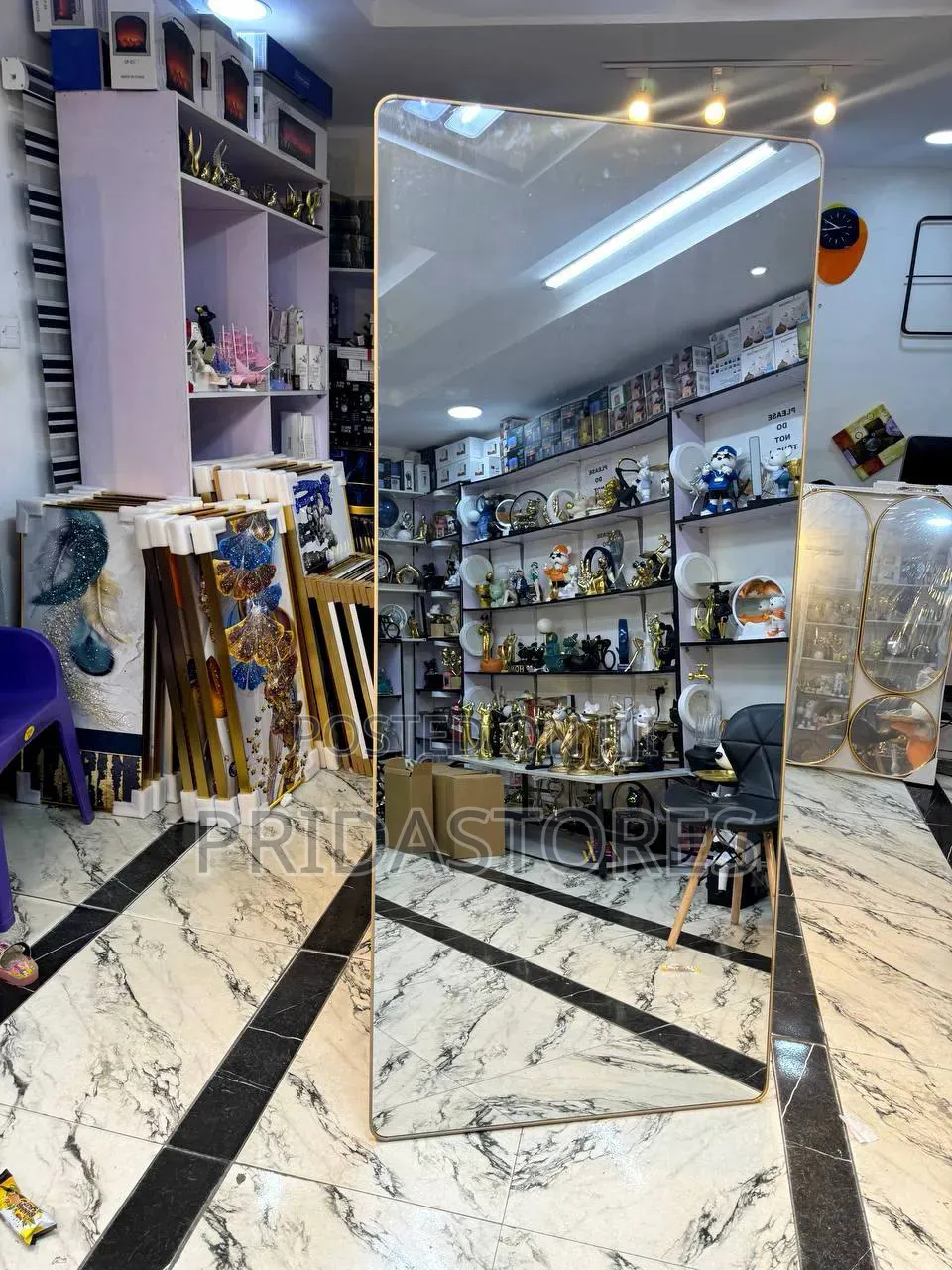 Restocked Item F Luxury Unique Big Size Standing Mirror