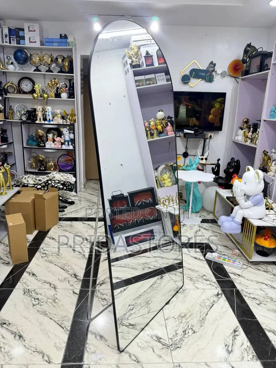 Luxury Unique Big Size Standing Mirror