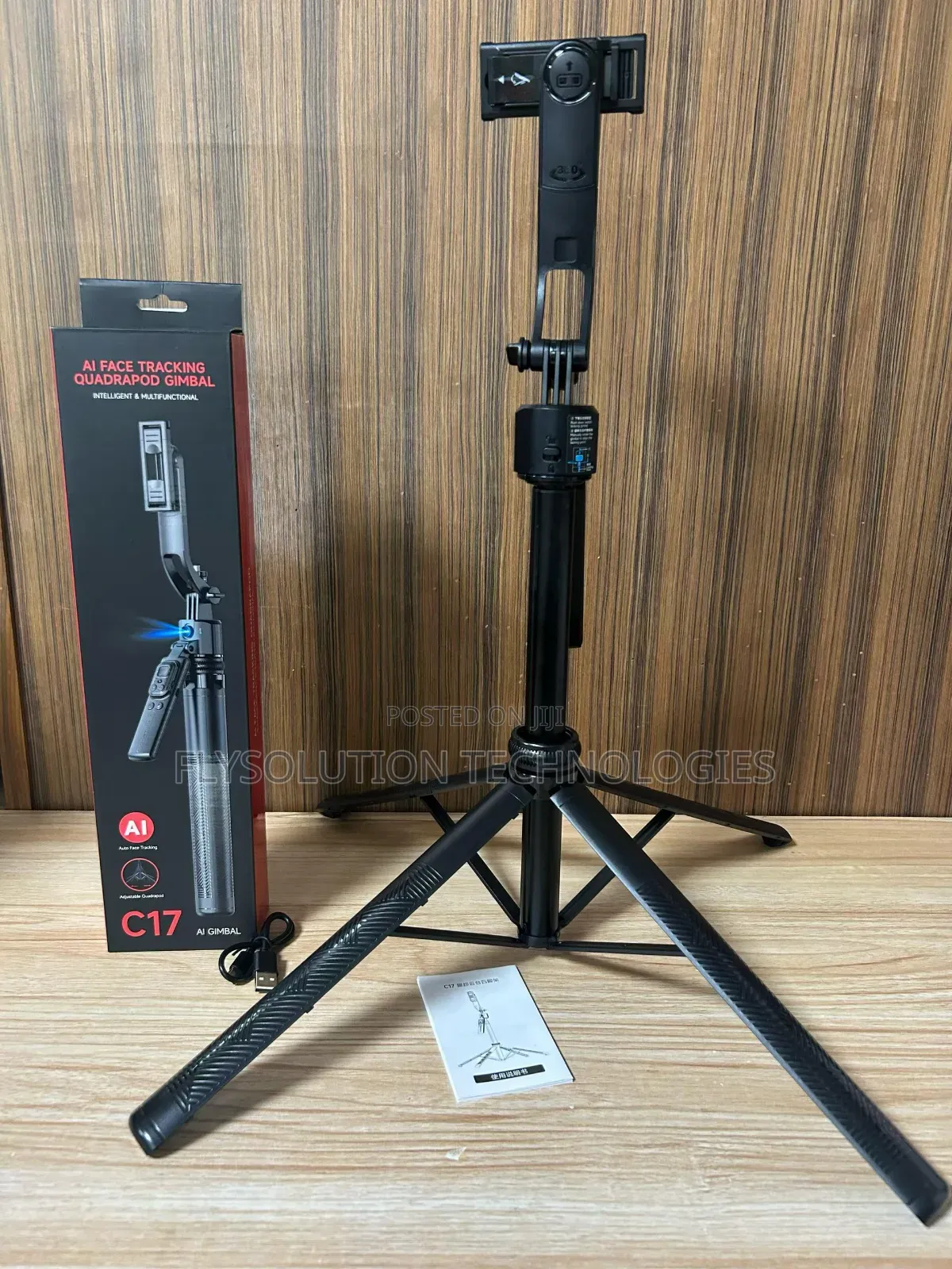 C17 Ai Auto Face Tracking Quadrapod Gimbal