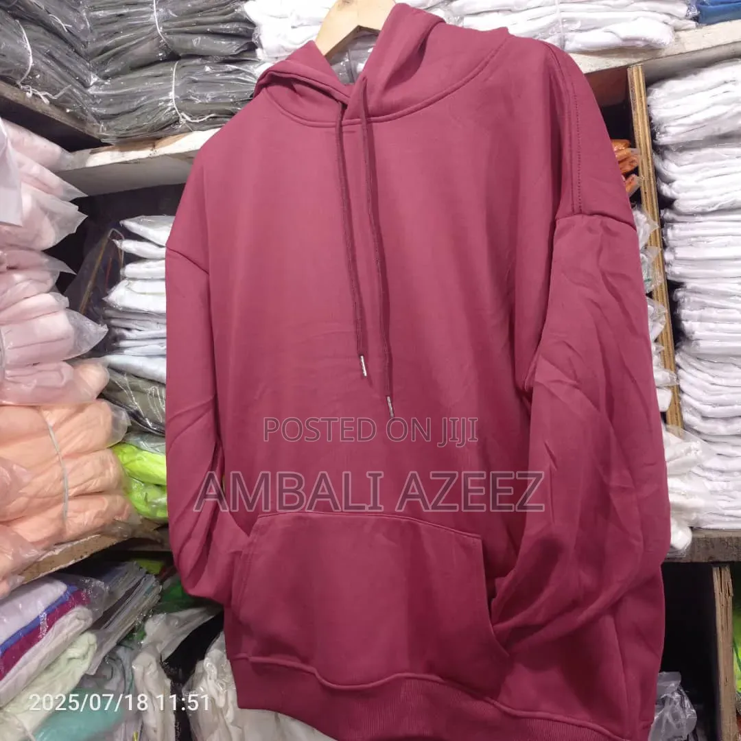 Into All Types of Plain Hoodie