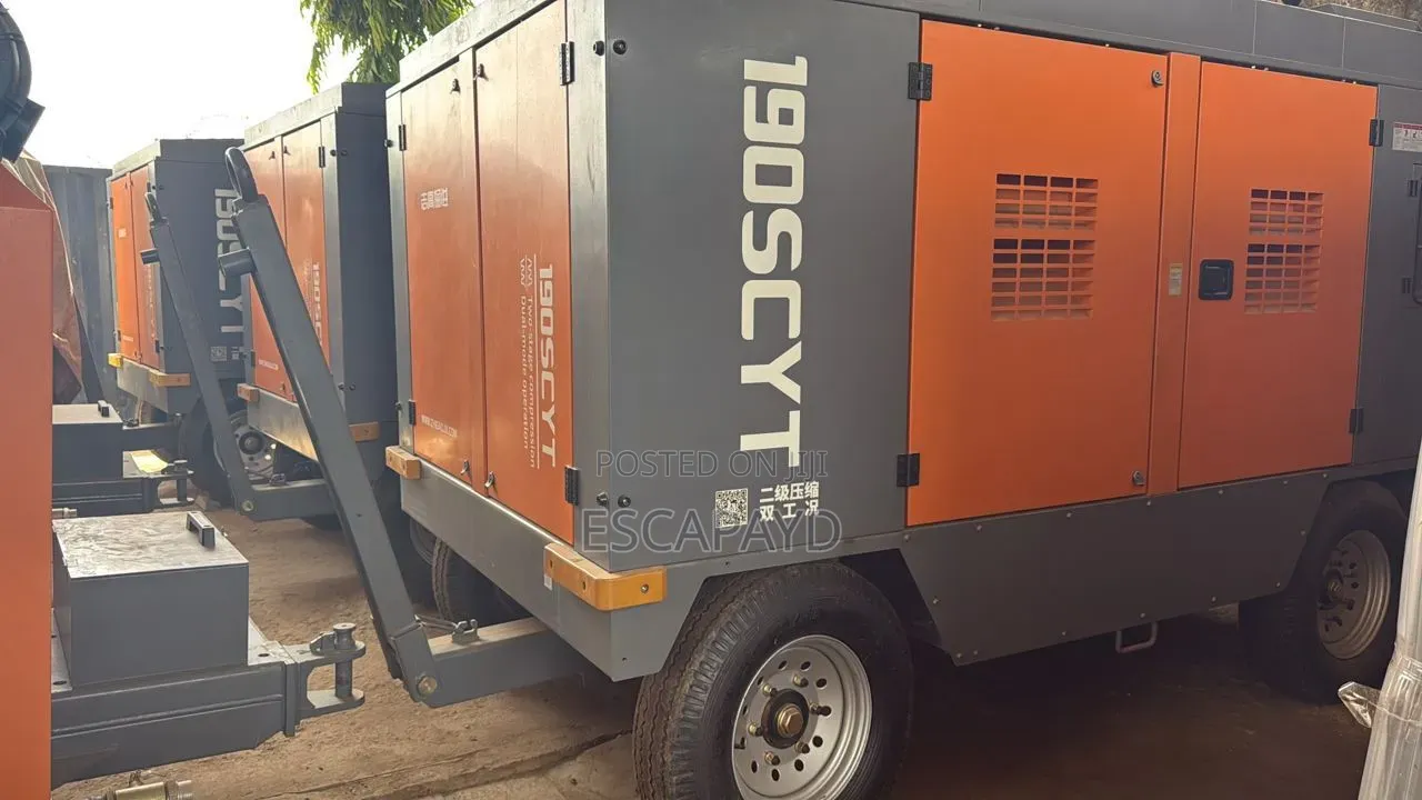 Zega 190scyt-15/18ii Mobile Screw Air Compressor 19 Bar, 1.5–1.8 Mpa