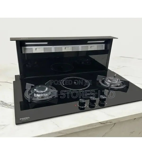 Phiima 90cm Downdraft Kitchen Extractor Pop Up Style