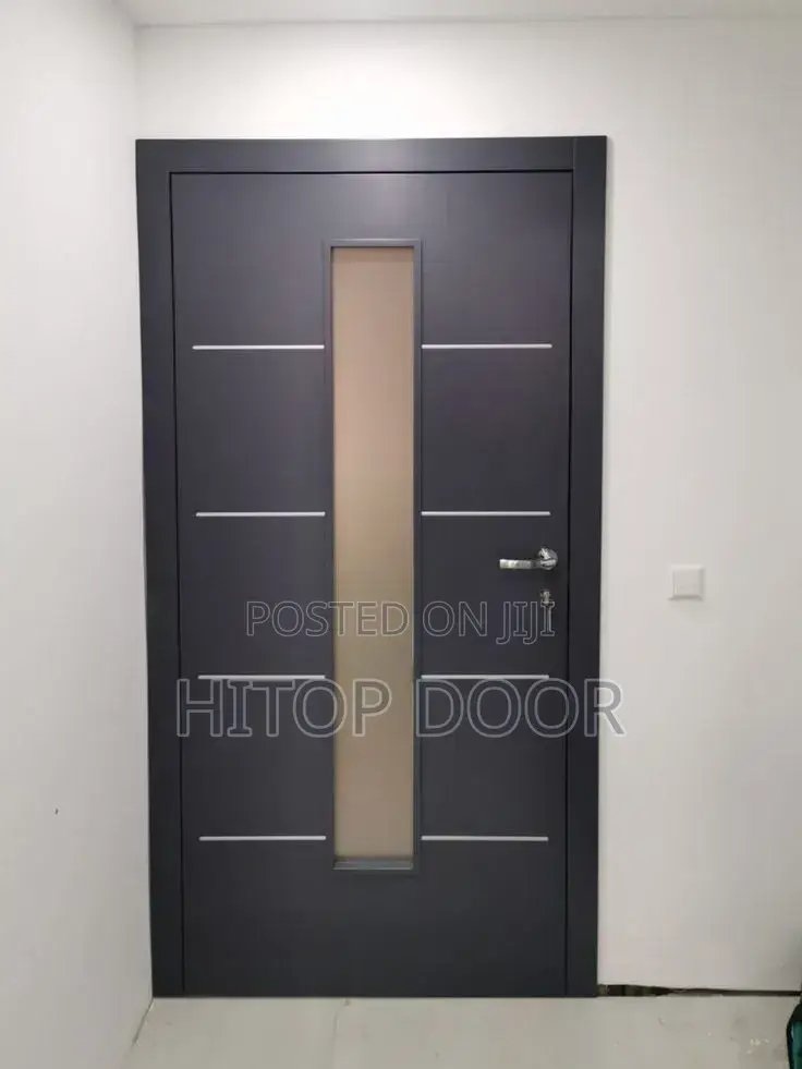 Wenge HDF Glass Door With Frame and Architrave