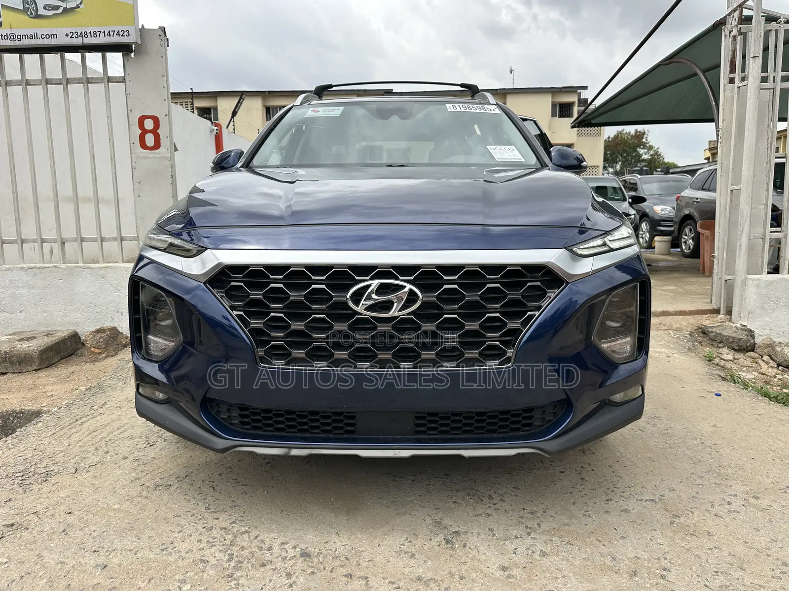 Hyundai Santa Fe Limited 2.4 AWD 2020 Blue
