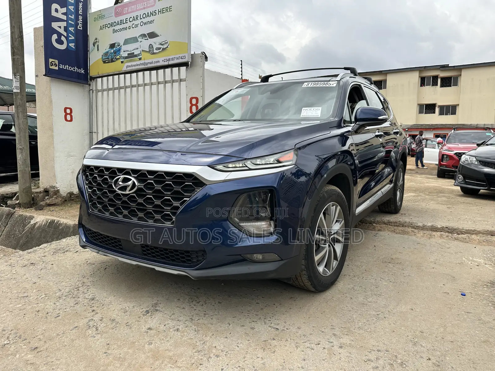 Hyundai Santa Fe Limited 2.4 AWD 2020 Blue