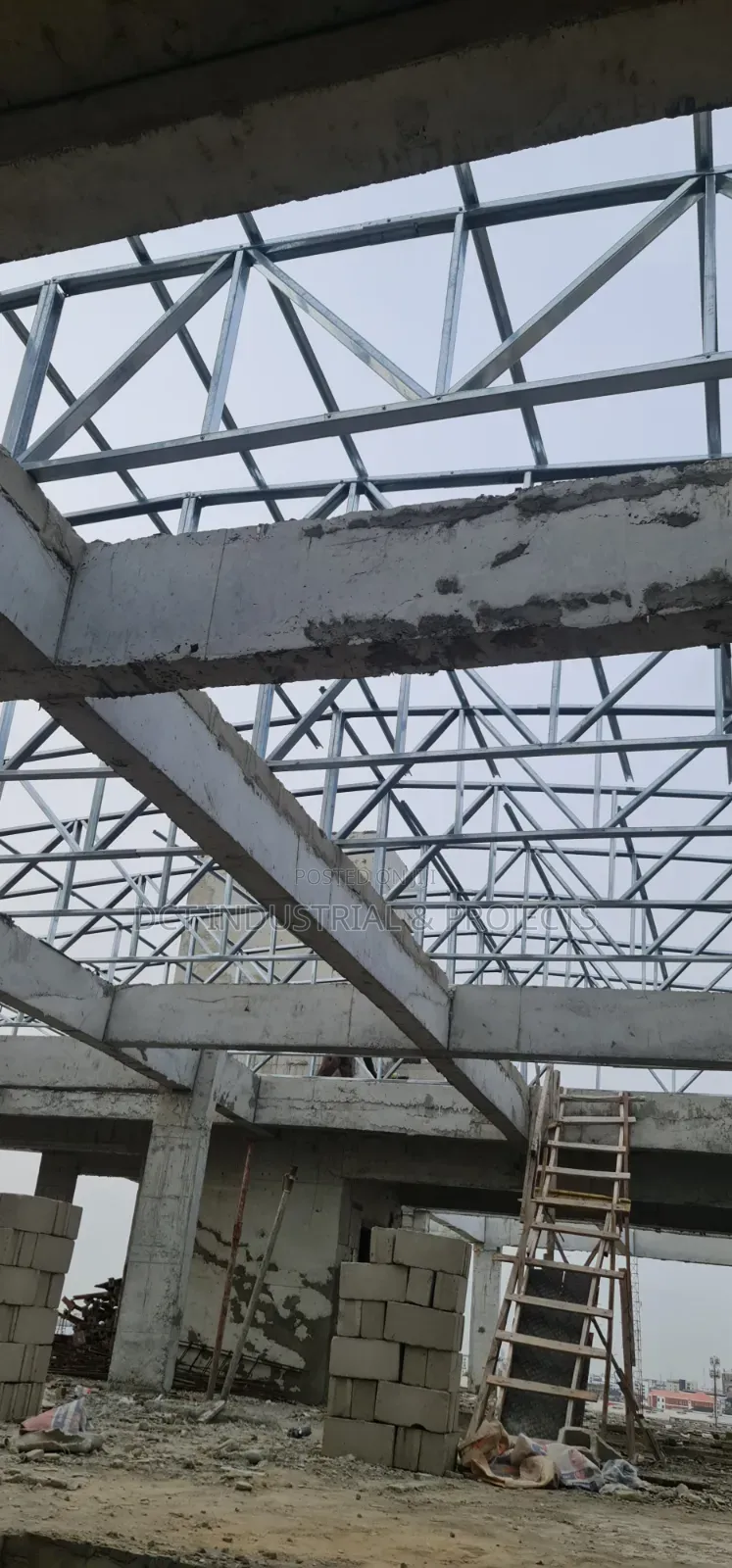 Galvanized Steel Trusses Fabricator in Lekki