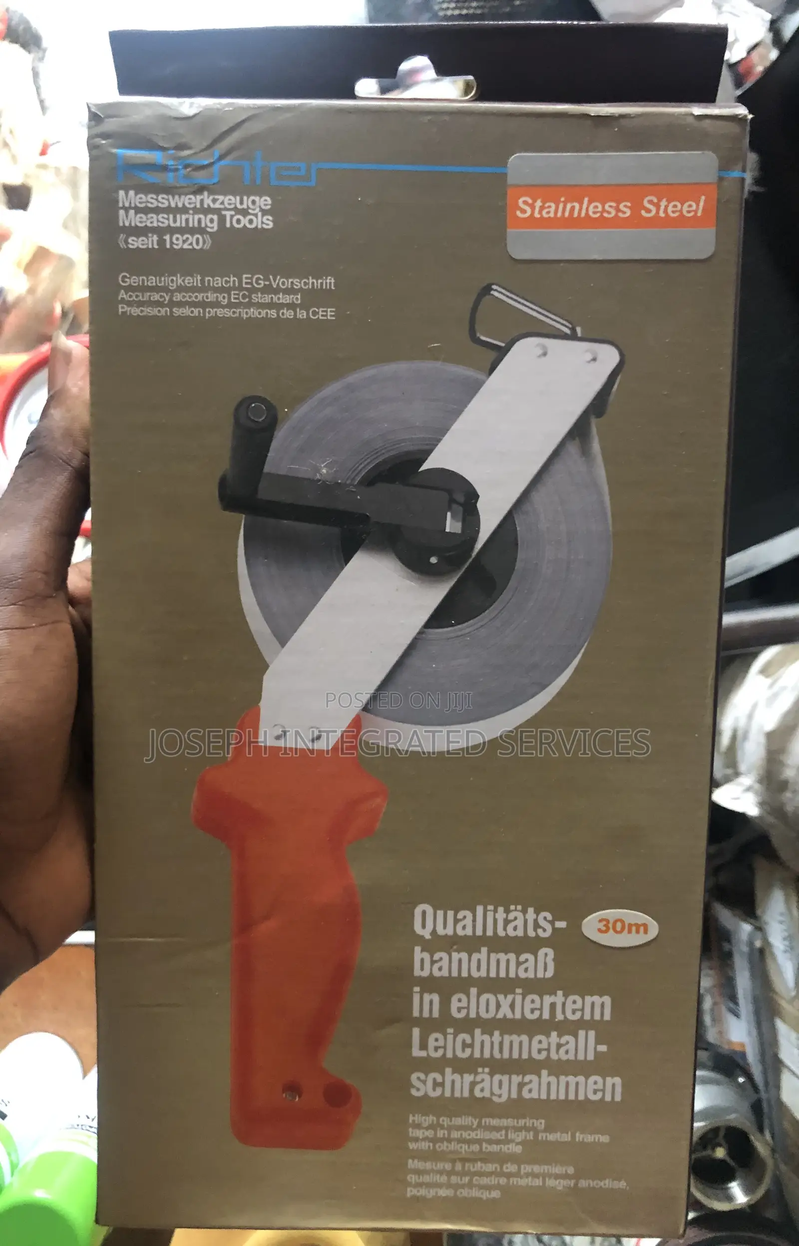 Richter 30m Stainless Steel Tank Dipping Tape