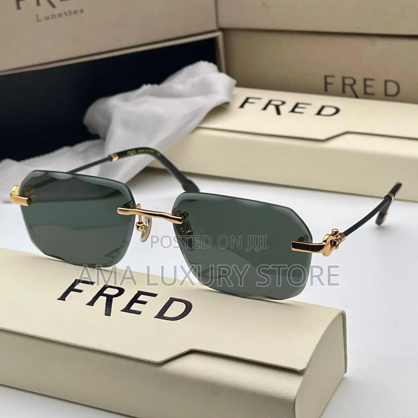 Fred Luxury Rimless Designer Glasses