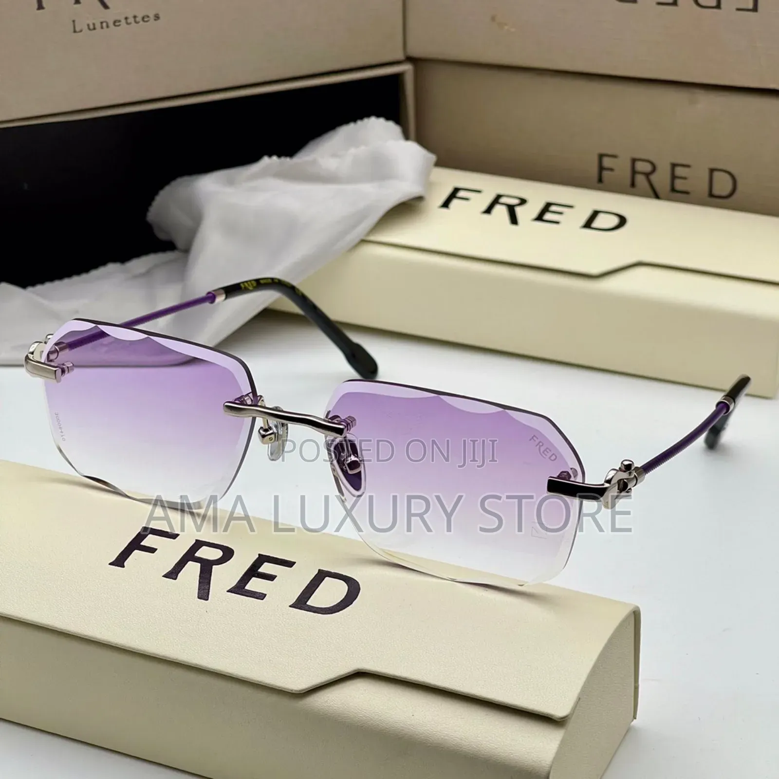 Fred Luxury Rimless Designer Glasses
