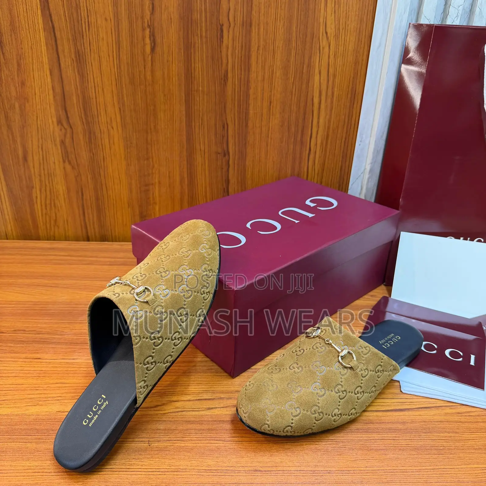Luxury Gucci Signature Half Shoe