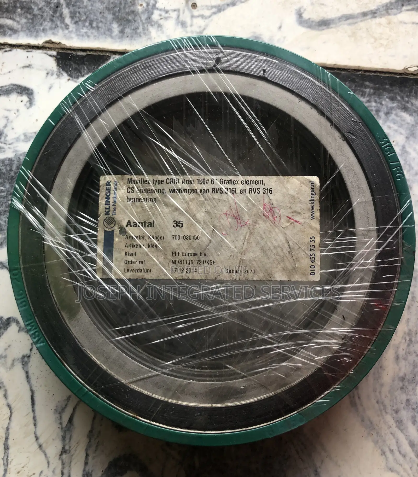 Spiral Wound Gasket 6” X 150