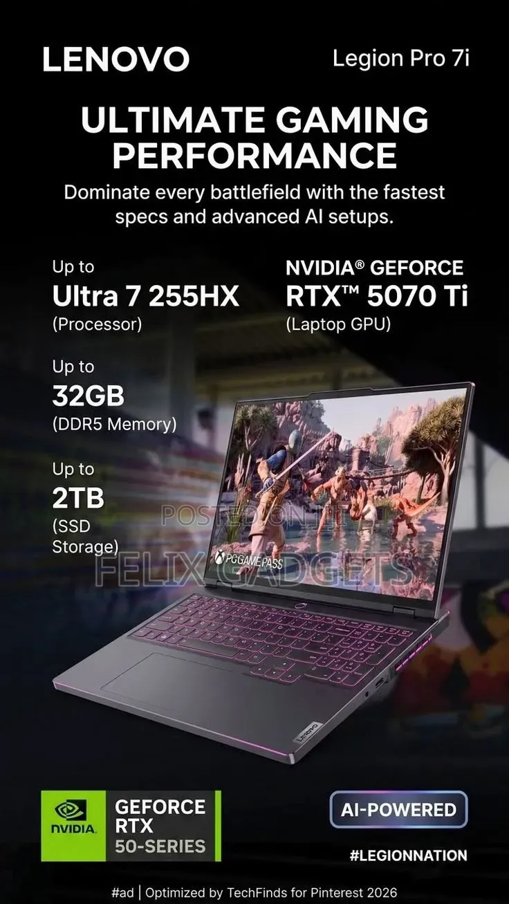 New Laptop Lenovo Legion 5 16GB Intel Core i7 SSD 1T