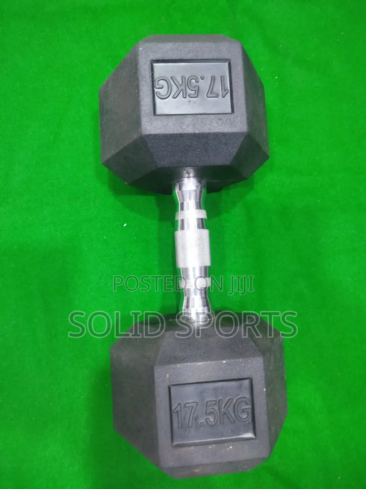 35 Kg Hexagon Dumbbells (17.5kg + 17.5kg =35kg)