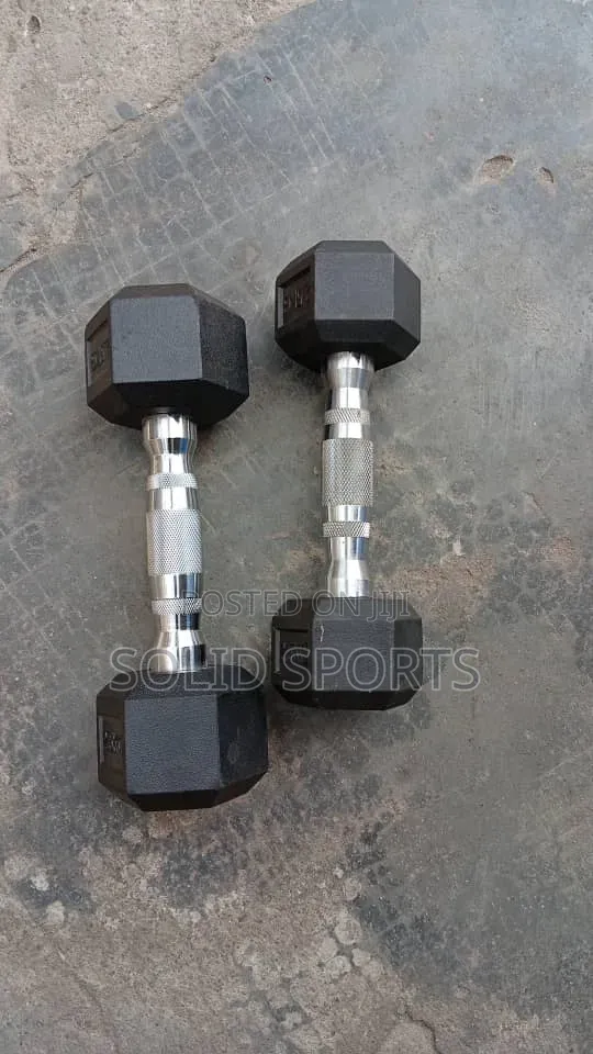 Set of 40 Kg Hexagon Dumbbells (20kg X 2 =40kg)