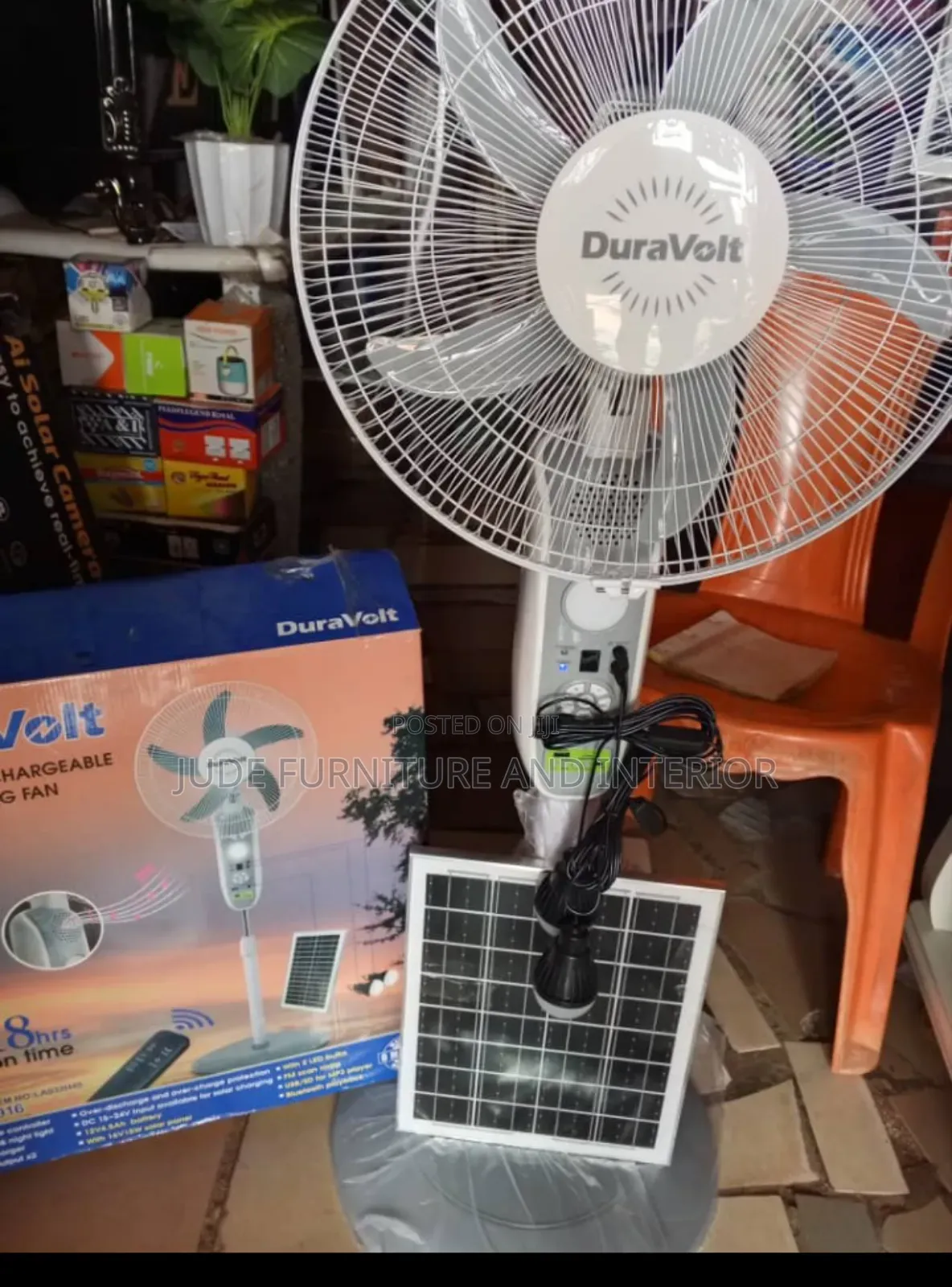 Duravolt Mp3 Solar Fan for Sale