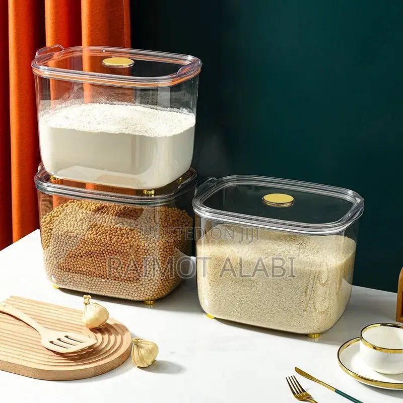 2 Acrylic Rice Bin