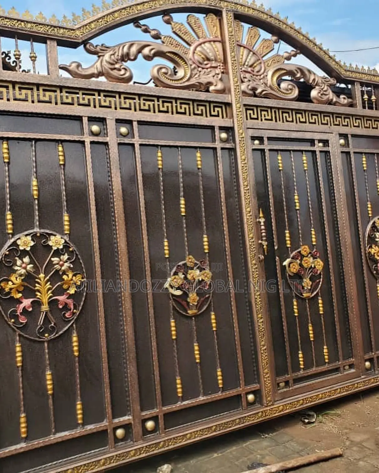 Wrought Iron Maserati Gate
