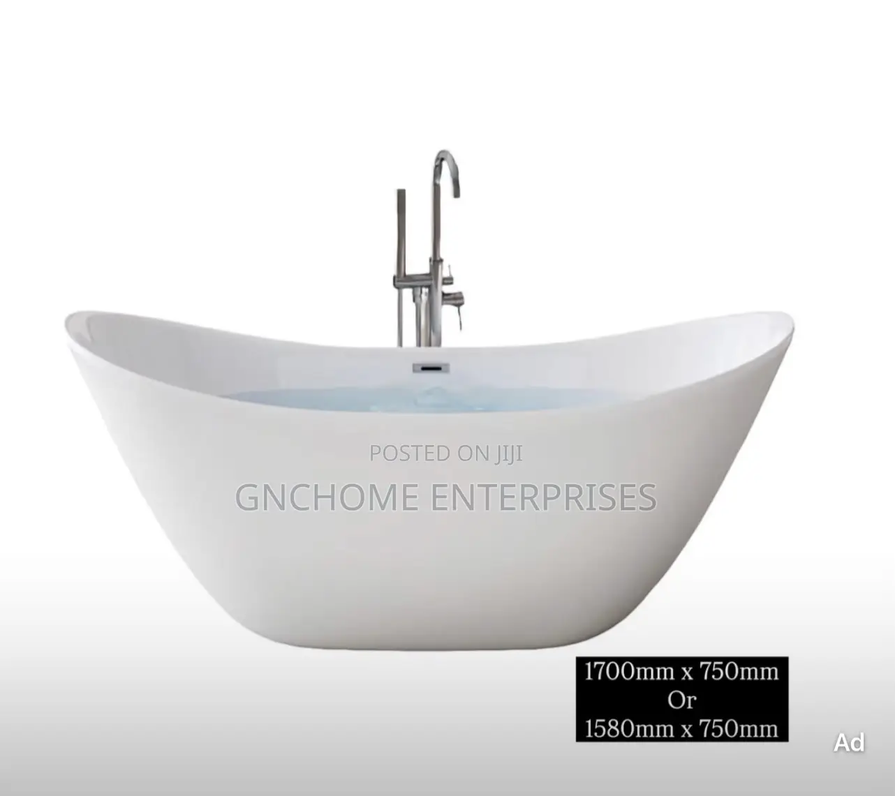 Free Standing Bathtub 170/75