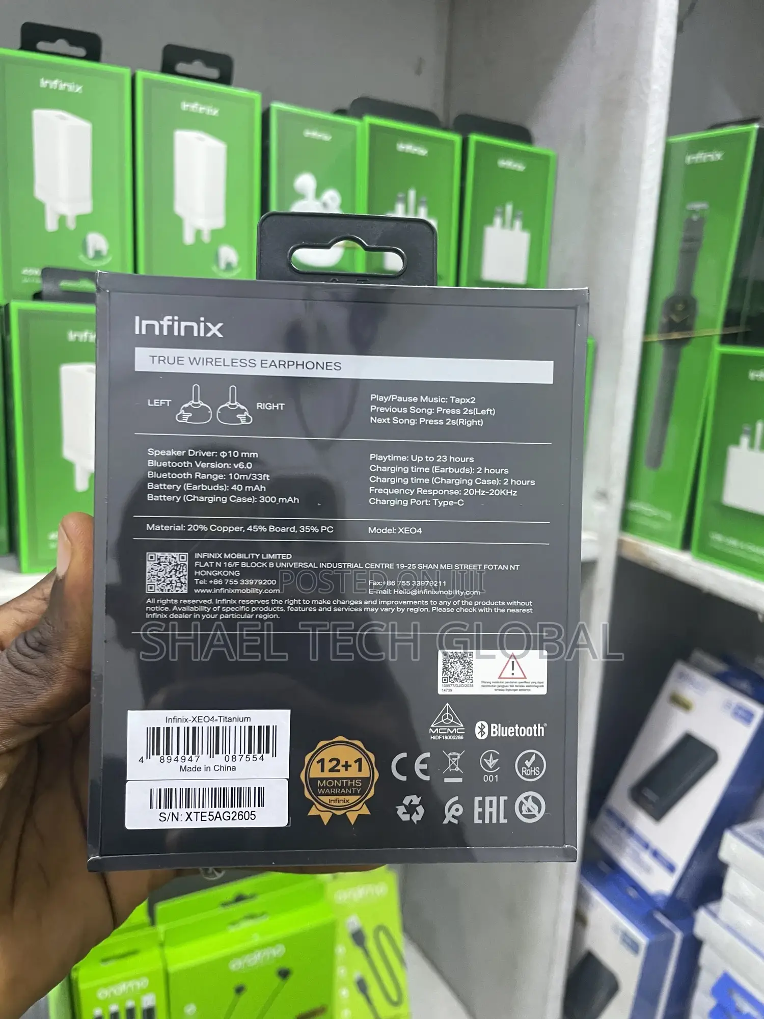 Infinix Zclip Earpod