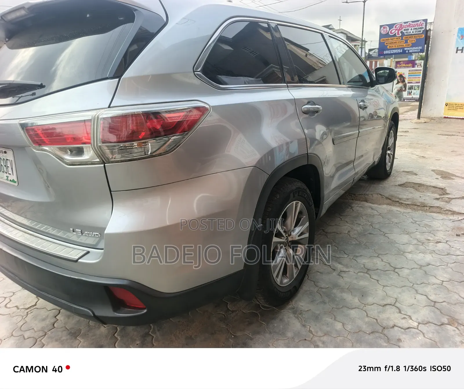 Toyota Highlander LE V6 4x2 (3.5L 6cyl 6A) 2016 Silver