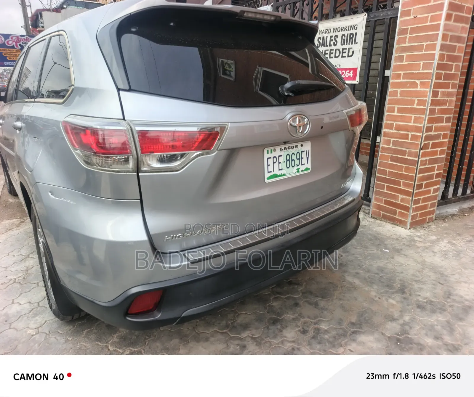 Toyota Highlander LE V6 4x2 (3.5L 6cyl 6A) 2016 Silver