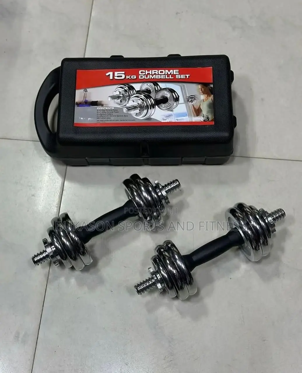15kg Box Adjustable Dumbbell ( 7.5kg Each )