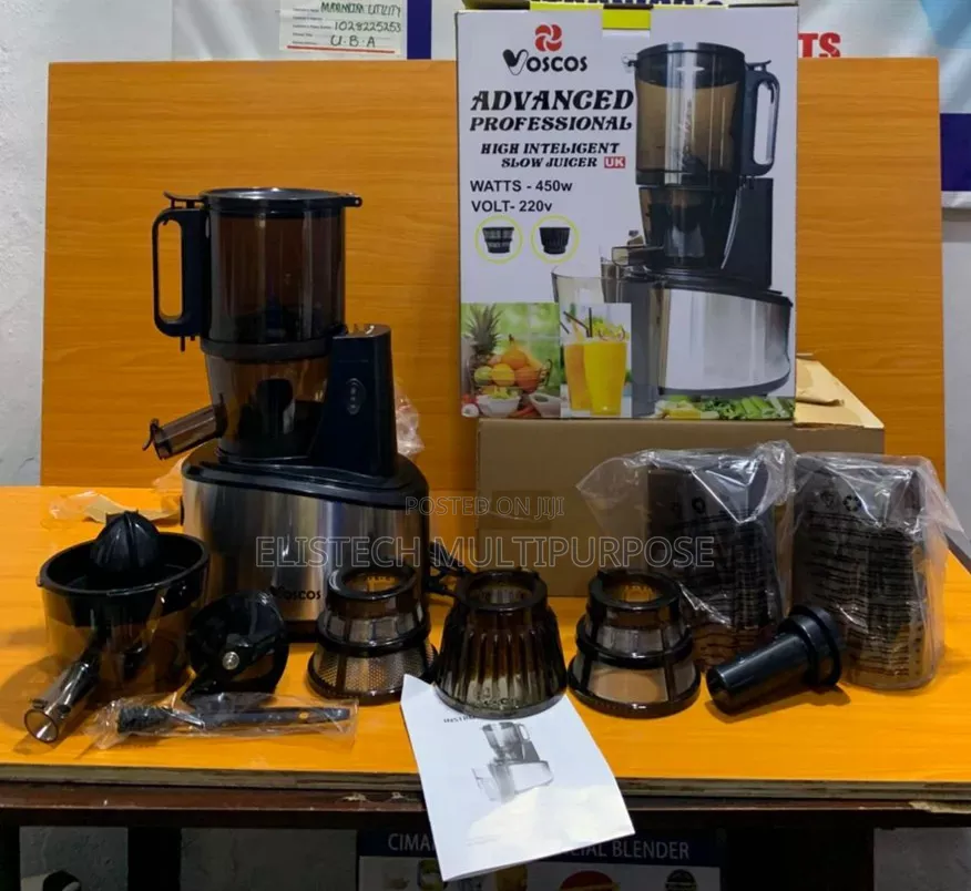 Original Voscos Advanced Professional Slow Juicer - 450w Uk Standard
