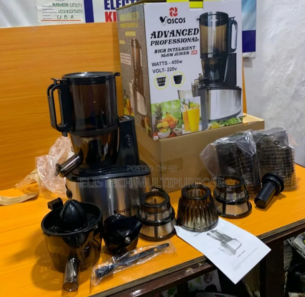 Original Voscos Advanced Professional Slow Juicer - 450w Uk Standard