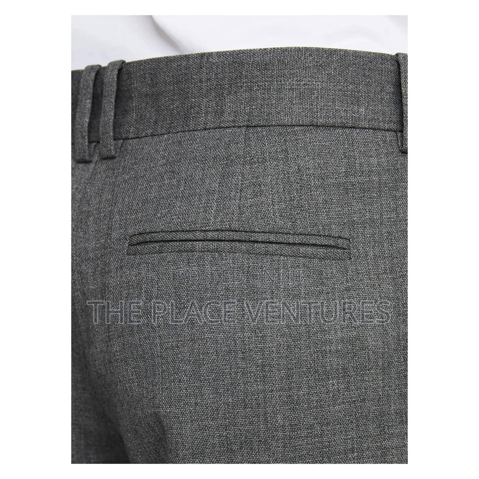 Wool Blend Flannel Trousers