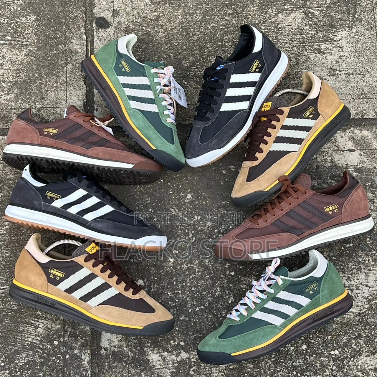 Original Adidas Sl 72 Kalimantan Sneakers