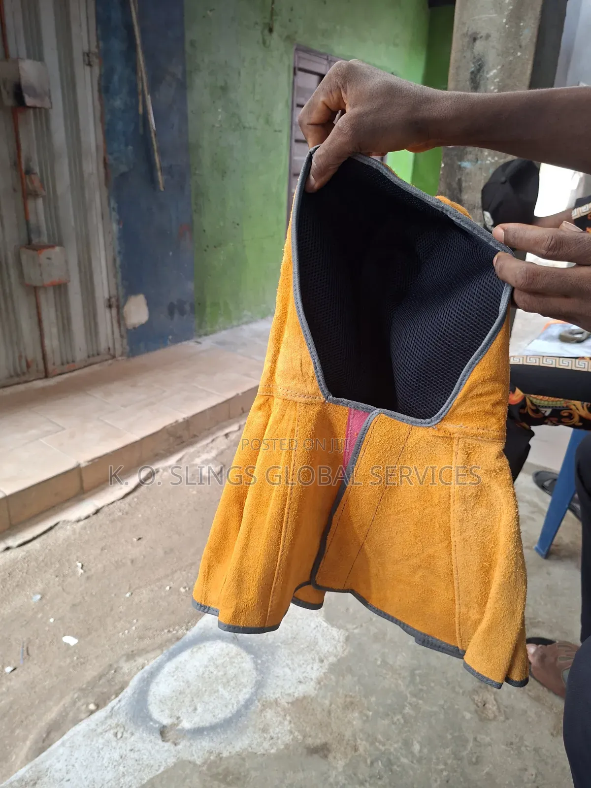 Leather Welding Hood