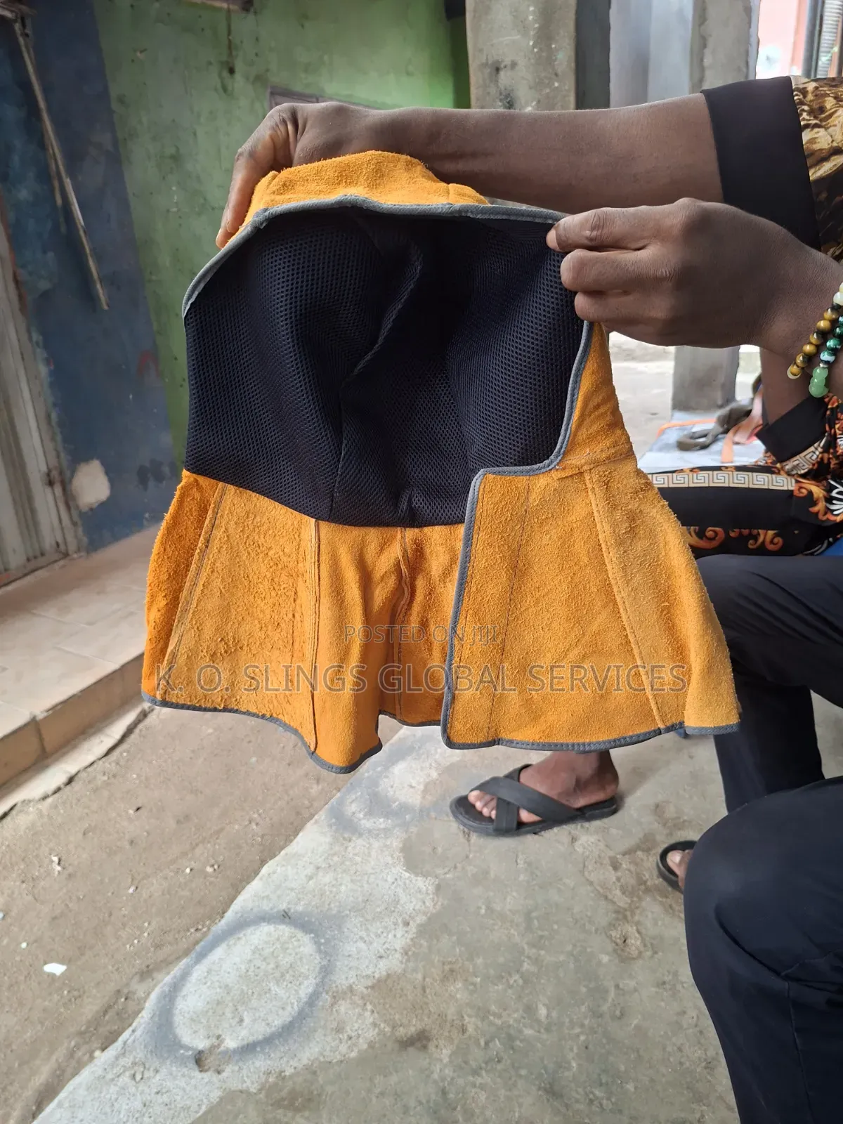 Leather Welding Hood