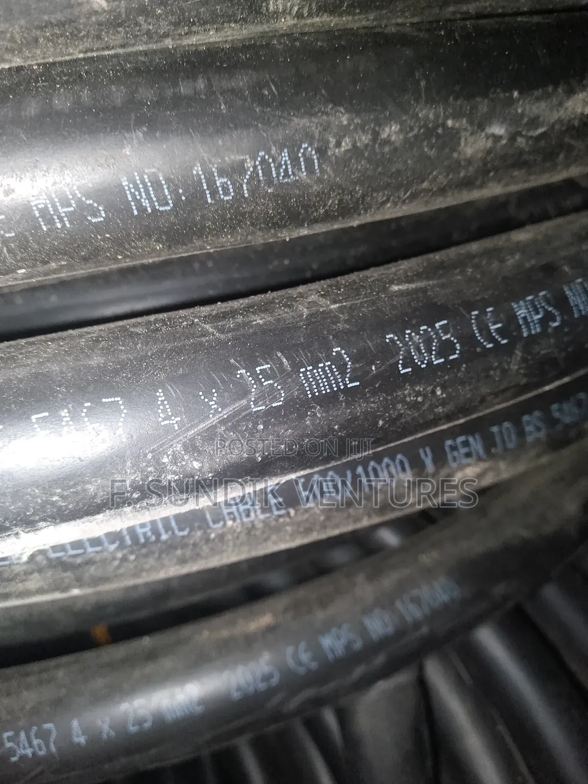 25mm 4core Armoured Cable