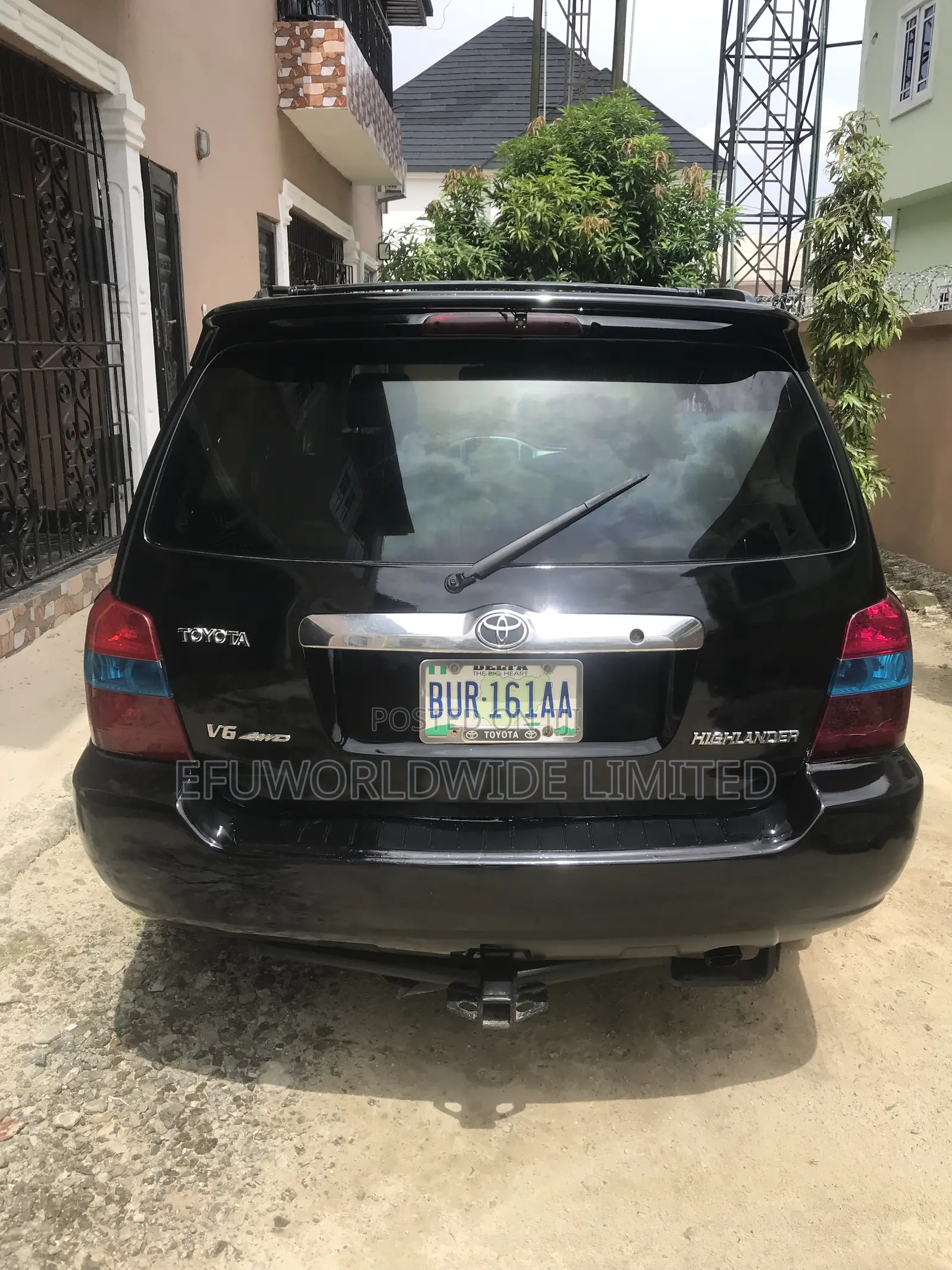 Toyota Highlander Limited V6 2005 Black