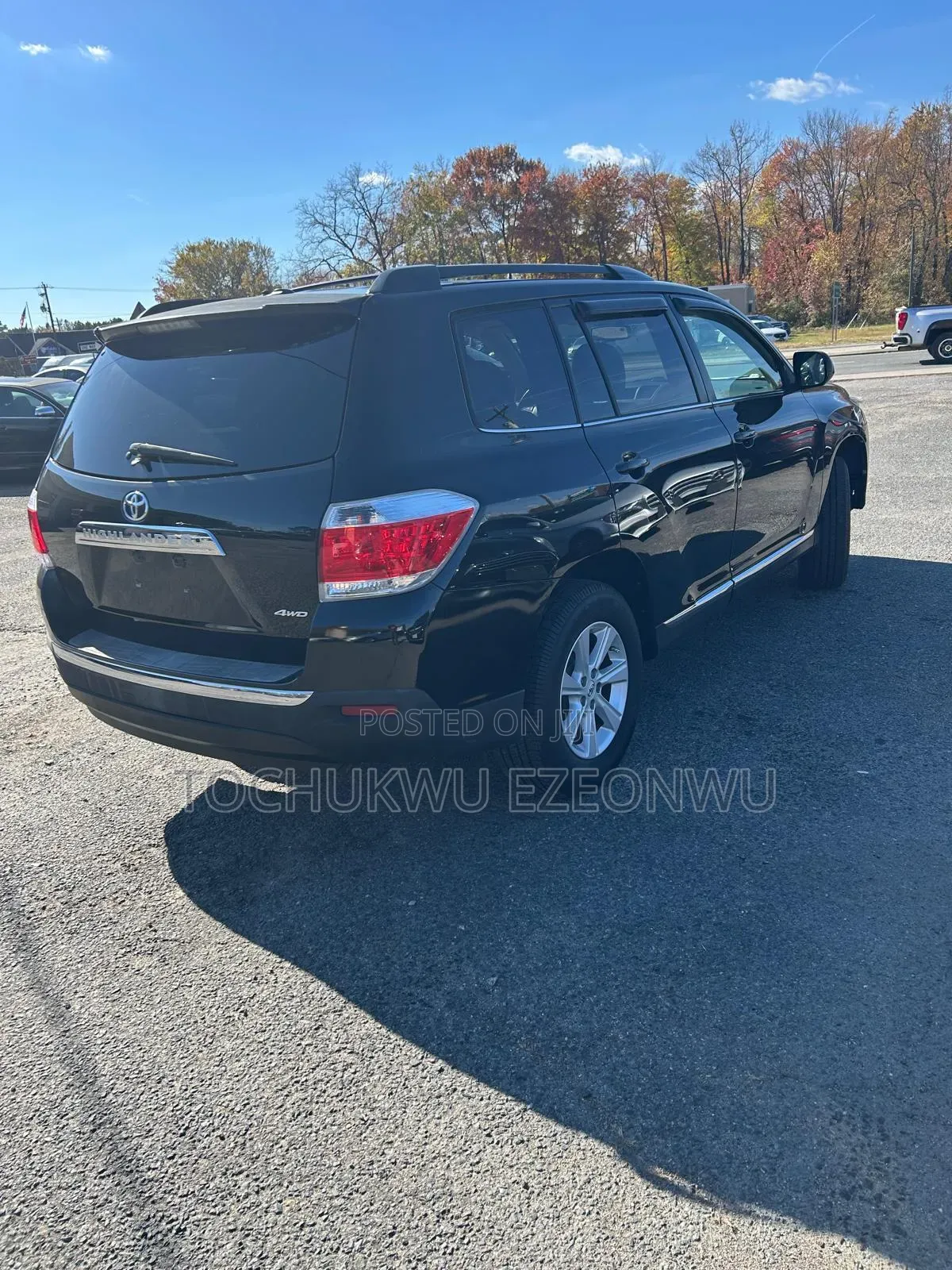 Toyota Highlander SE 2011 Black
