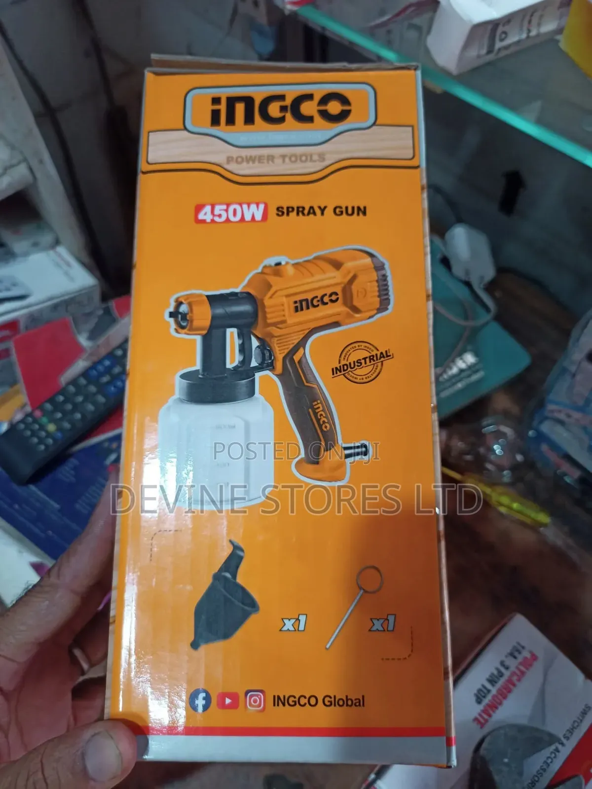 450w Ingco Electric Spray Gun