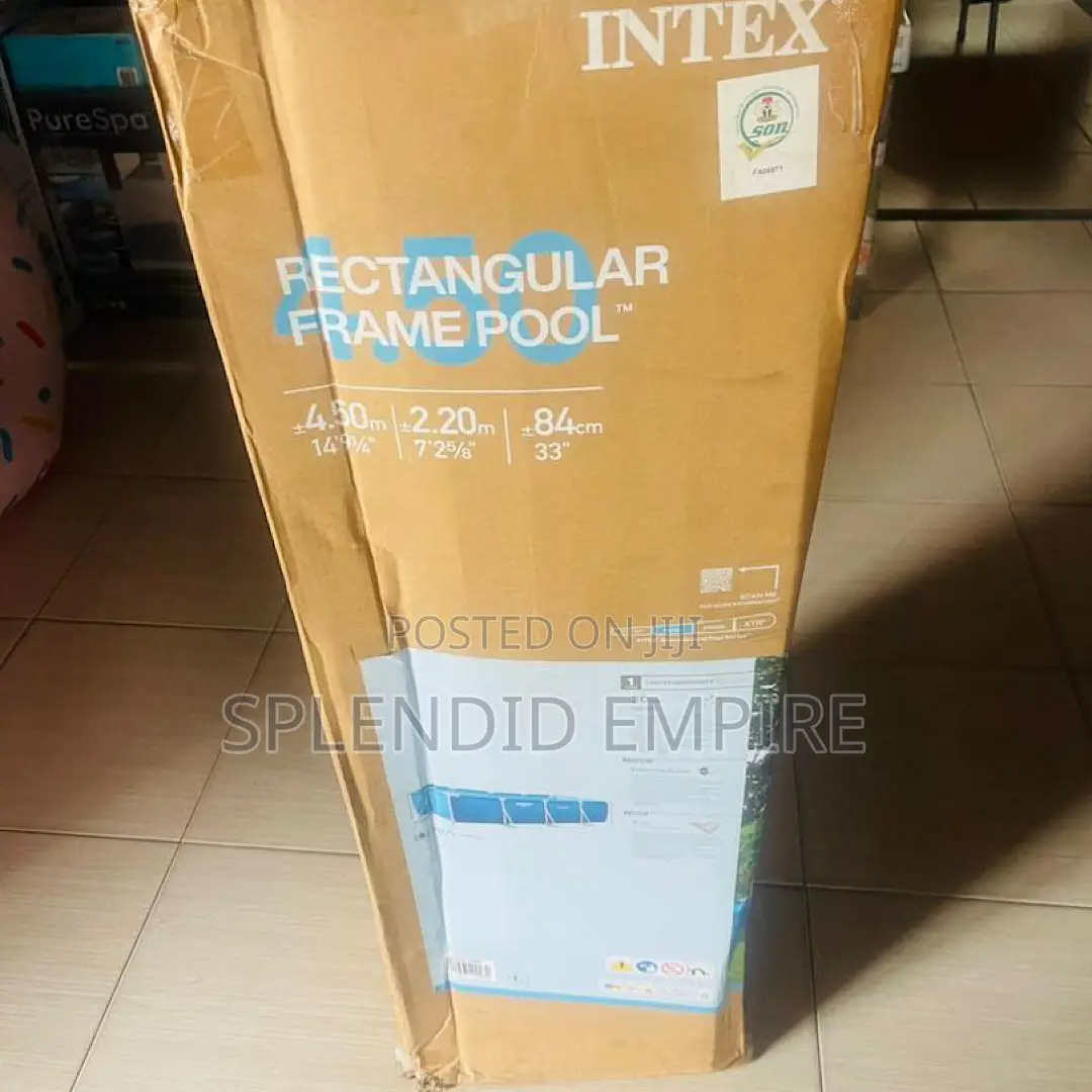 15ft by 7ft Intex Above Ground Swimming Pool Without Ladder